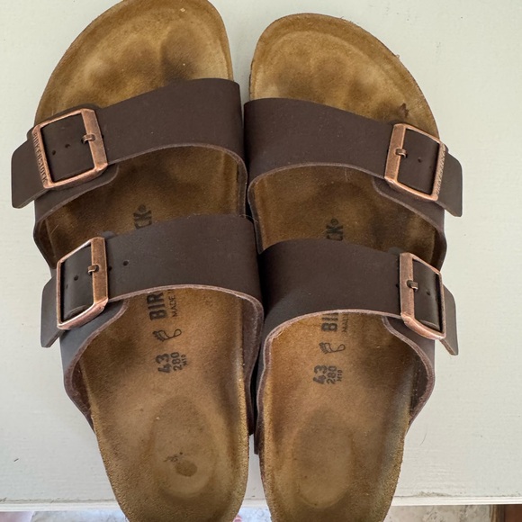 Birkenstock Men's Brown Sandals 43 size 10 - Picture 6 of 6